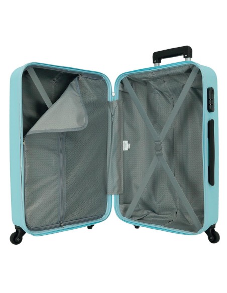 584936E TROLLEY ABS 75CM.4R. ROLL ROAD FLEX AZUL CLARO 584936E TROLLEY ABS 75CM.4R. ROLL ROAD FLEX AZUL CLARO