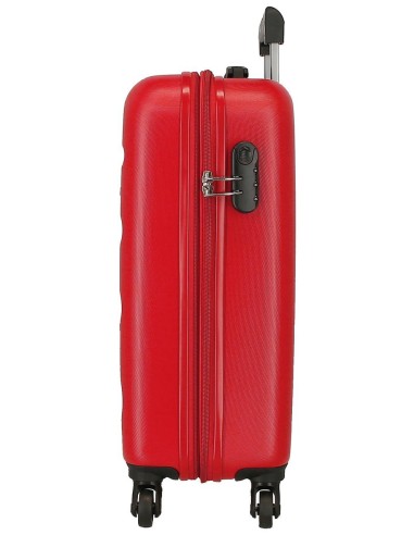 5848664 TROLLEY ABS 55CM.4R.C/EXP. ROLL ROAD FLEX ROJO