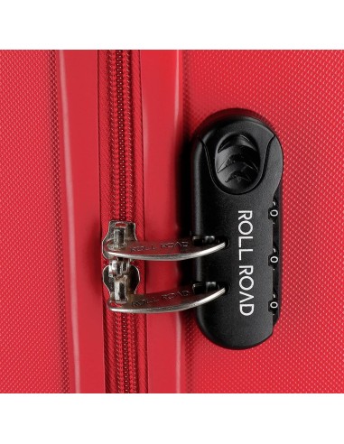 5848664 TROLLEY ABS 55CM.4R.C/EXP. ROLL ROAD FLEX ROJO