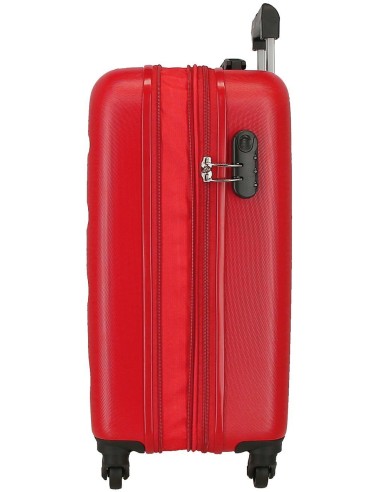 5848664 TROLLEY ABS 55CM.4R.C/EXP. ROLL ROAD FLEX ROJO