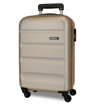 5848669 TROLLEY ABS 55CM.4R.C/EXP. ROLL ROAD FLEX CHAMPAGNE