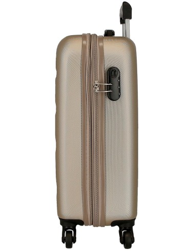 5848669 TROLLEY ABS 55CM.4R.C/EXP. ROLL ROAD FLEX CHAMPAGNE