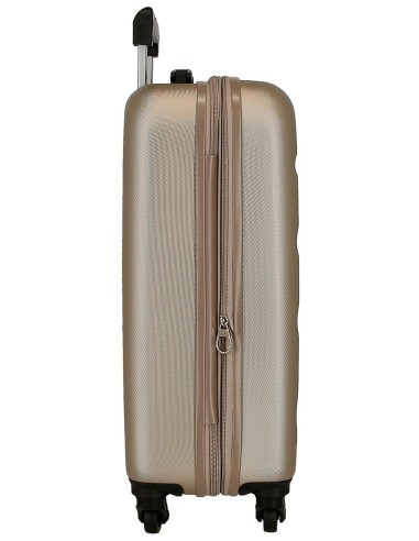 5848669 TROLLEY ABS 55CM.4R.C/EXP. ROLL ROAD FLEX CHAMPAGNE