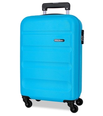 584866A TROLLEY ABS 55CM.4R.C/EXP. ROLL ROAD FLEX AZULINA