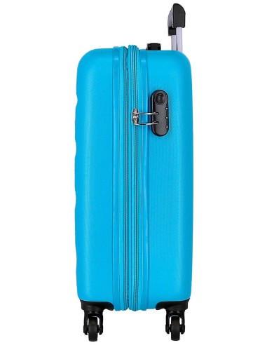 584866A TROLLEY ABS 55CM.4R.C/EXP. ROLL ROAD FLEX AZULINA