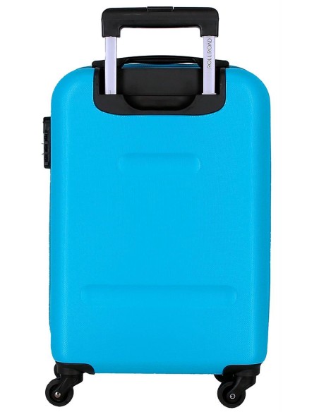 584866A TROLLEY ABS 55CM.4R.C/EXP. ROLL ROAD FLEX AZULINA