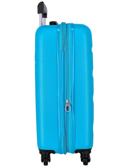 584866A TROLLEY ABS 55CM.4R.C/EXP. ROLL ROAD FLEX AZULINA