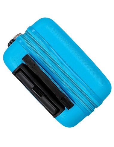 584866A TROLLEY ABS 55CM.4R.C/EXP. ROLL ROAD FLEX AZULINA