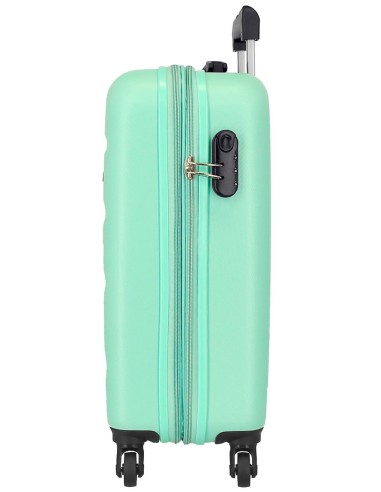 584866B TROLLEY ABS 55CM.4R.C/EXP. ROLL ROAD FLEX TURQUESA