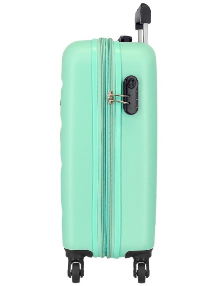 584866B TROLLEY ABS 55CM.4R.C/EXP. ROLL ROAD FLEX TURQUESA