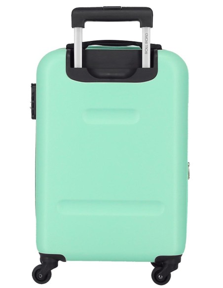 584866B TROLLEY ABS 55CM.4R.C/EXP. ROLL ROAD FLEX TURQUESA