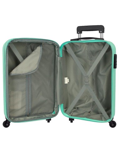 584866B TROLLEY ABS 55CM.4R.C/EXP. ROLL ROAD FLEX TURQUESA