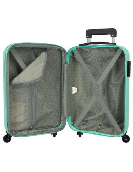 584866B TROLLEY ABS 55CM.4R.C/EXP. ROLL ROAD FLEX TURQUESA