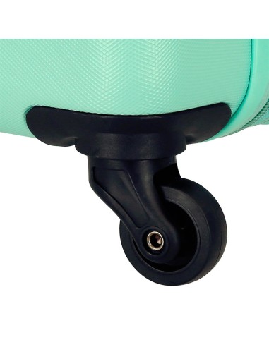 584866B TROLLEY ABS 55CM.4R.C/EXP. ROLL ROAD FLEX TURQUESA