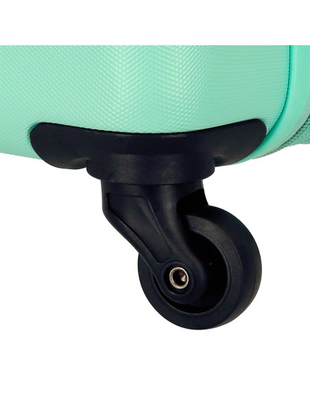 584866B TROLLEY ABS 55CM.4R.C/EXP. ROLL ROAD FLEX TURQUESA