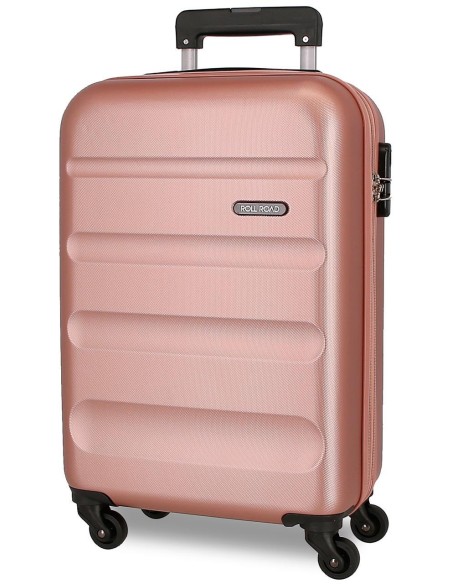 584866C TROLLEY ABS 55CM.4R.C/EXP. ROLL ROAD FLEX NUDE