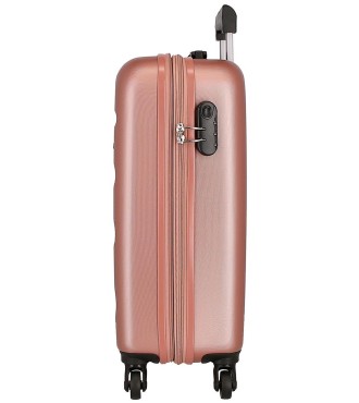 584866C TROLLEY ABS 55CM.4R.C/EXP. ROLL ROAD FLEX NUDE 2