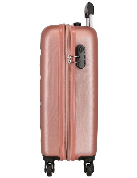 584866C TROLLEY ABS 55CM.4R.C/EXP. ROLL ROAD FLEX NUDE