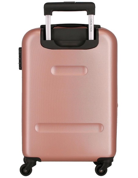 584866C TROLLEY ABS 55CM.4R.C/EXP. ROLL ROAD FLEX NUDE