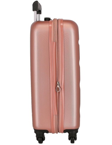 584866C TROLLEY ABS 55CM.4R.C/EXP. ROLL ROAD FLEX NUDE