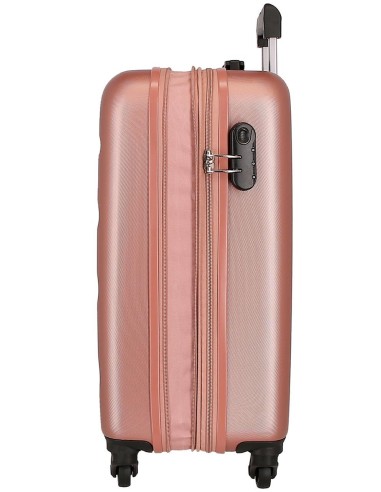 584866C TROLLEY ABS 55CM.4R.C/EXP. ROLL ROAD FLEX NUDE