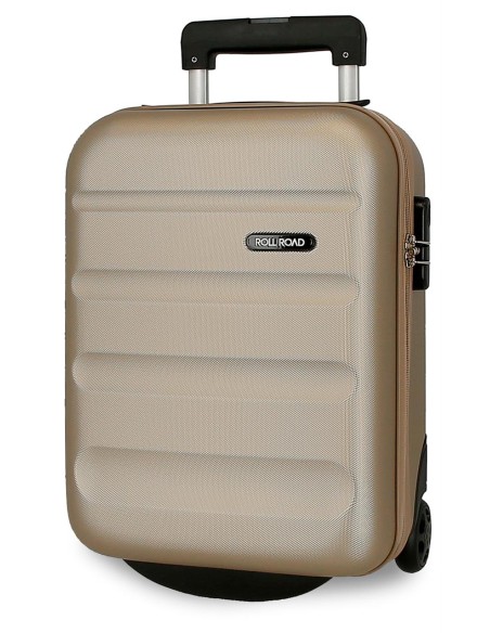 5849969 TROLLEY ABS 44CM.2R. ROLL ROAD FLEX CHAMPAGNE