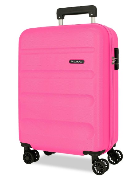 584916G TROLLEY ABS 55CM.4R. ROLL ROAD FLEX ROSA