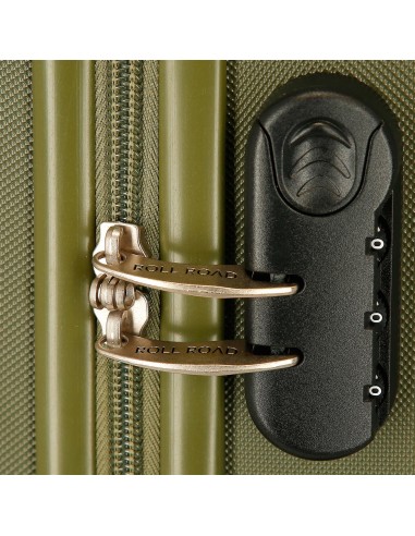 584956H SET/2 TROLLEY ABS 55-65-CM.4R. ROLL ROAD FLEX CAQUI