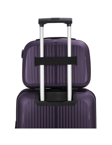 Set 3 Maletas C22-M-L + Neceser Gabol Brooklyn Morado Jue...