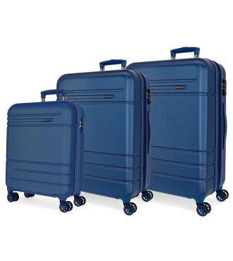 5989462 SET/3 TROLLEY  ABS 55/68/78CM.4R.MOVOM GALAXY MARINO