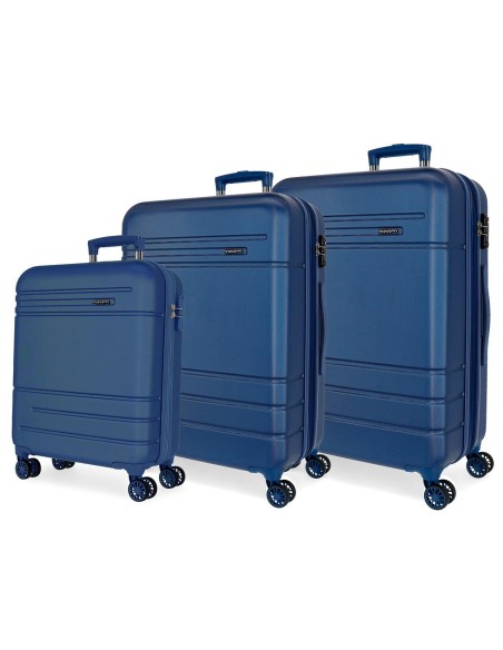 5989462 SET/3 TROLLEY  ABS 55/68/78CM.4R.MOVOM GALAXY MARINO