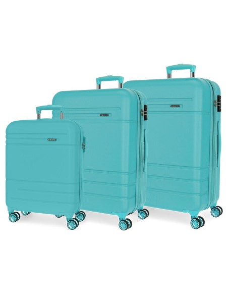 5989465 SET/3 TROLLEY  ABS 55/68/78CM.4R.MOVOM GALAXY TURQUE