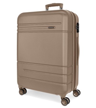 5989363 TROLLEY ABS 78CM. C/EXP. 4R.MOVOM GALAXY CHAMPAGNE