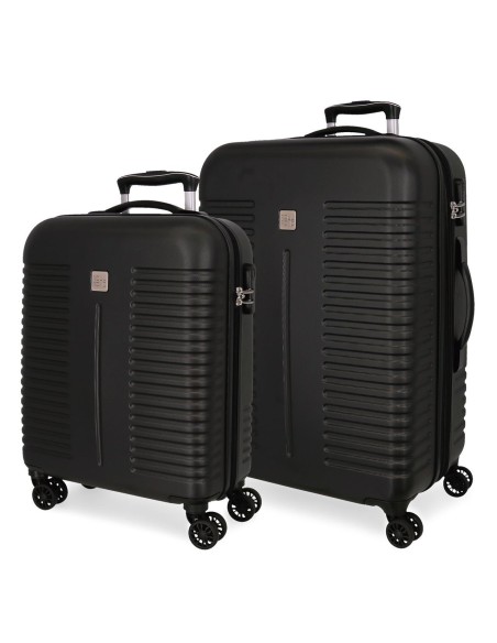 5089521 SET/2 TROLLEY  ABS 55-70CM.4R. INDIA NEGRO 5089521 SET/2 TROLLEY  ABS 55-70CM.4R. INDIA NEGRO
