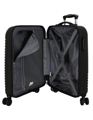 5089521 SET/2 TROLLEY  ABS 55-70CM.4R. INDIA NEGRO