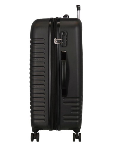 5089521 SET/2 TROLLEY  ABS 55-70CM.4R. INDIA NEGRO