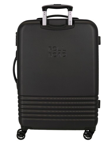 5089521 SET/2 TROLLEY  ABS 55-70CM.4R. INDIA NEGRO