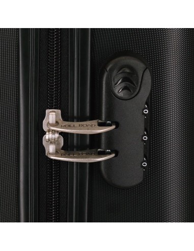 5089521 SET/2 TROLLEY  ABS 55-70CM.4R. INDIA NEGRO