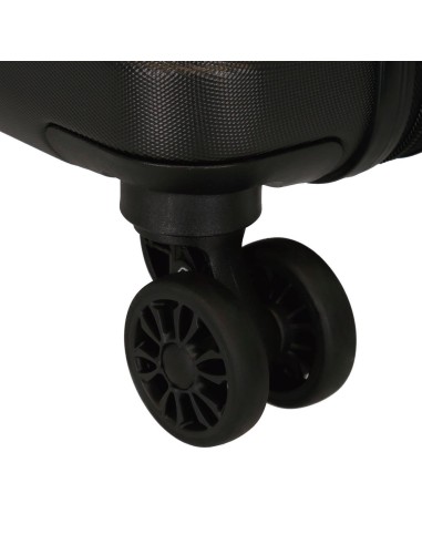 5089521 SET/2 TROLLEY  ABS 55-70CM.4R. INDIA NEGRO