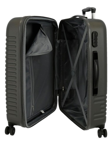 5089522 SET/2 TROLLEY  ABS 55-70CM.4R. INDIA ANTRACITA