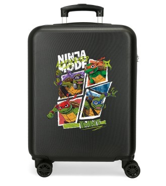 2131141 TROLLEY ABS 55CM.4R. NINJA TURTLES NEGRO