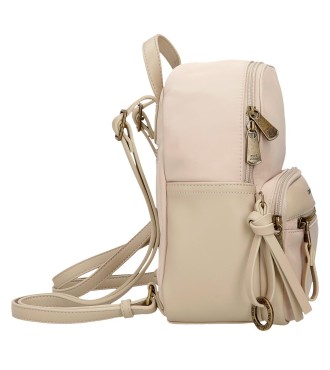 7922033 MOCHILA 25CM PJL MORGAN BEIGE 2