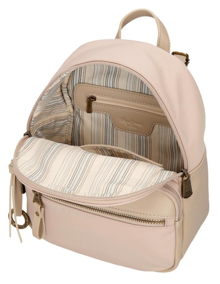 7922033 MOCHILA 25CM PJL MORGAN BEIGE 7922033 MOCHILA 25CM PJL MORGAN BEIGE
