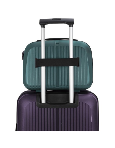 Set 3 Maletas C22-M-L + Neceser Gabol Brooklyn Verde Oscu...