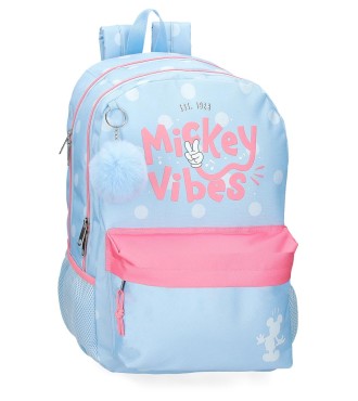 31325D1 MOCHILA ADAP. 44CM. 2C. MICKEY VIBES