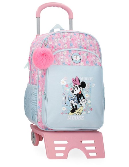 49223T2 MOCHILA ADAP 33CM. C/CARRO MINNIE HAPPY 49223T2 MOCHILA ADAP 33CM. C/CARRO MINNIE HAPPY