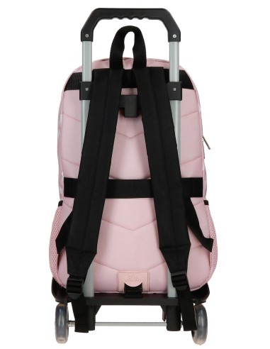 31425T1 MOCHILA ADAP.44CM. 2C. C/CARRO MINNIE HEADS