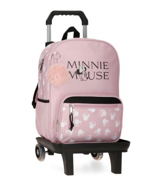 31426T1 MOCHILA ADAP. 38CM. C/CARRO MINNIE HEADS