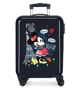 315172C TROLLEY ABS 55CM.4R. MINNIE AROUND THE WORLD PARIS M