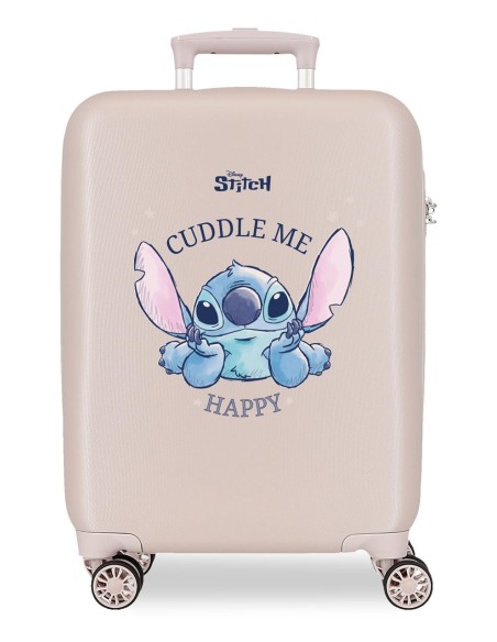 3111141 TROLLEY ABS 55CM.4R. STITCH CUDDLE ME HAPPY BEIGE 3111141 TROLLEY ABS 55CM.4R. STITCH CUDDLE ME HAPPY BEIGE